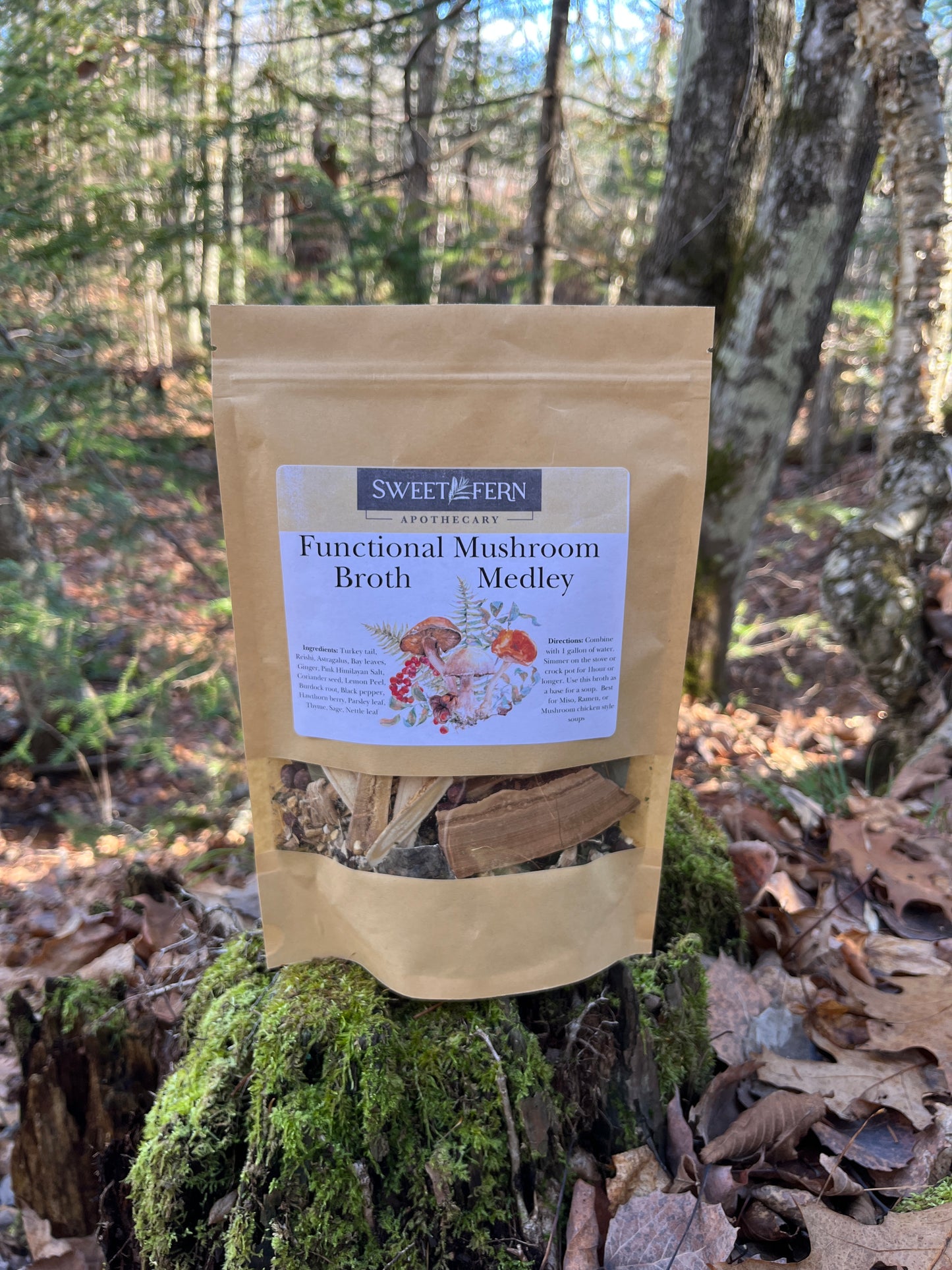 Functional Mushroom Broth Medley