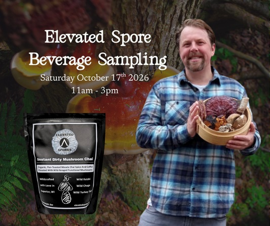 Elevated Spores Mushroom Coffee and More Free Tasting Experience