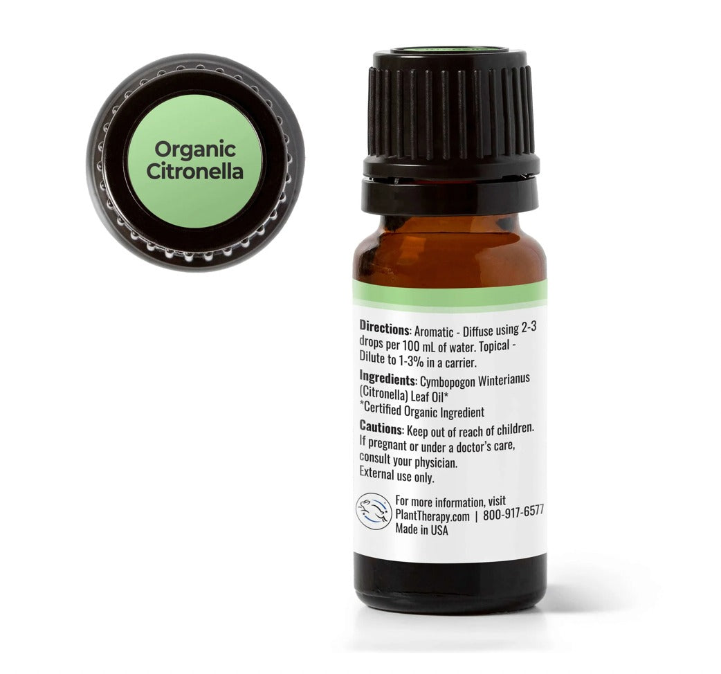 Citronella Essential Oil, Organic