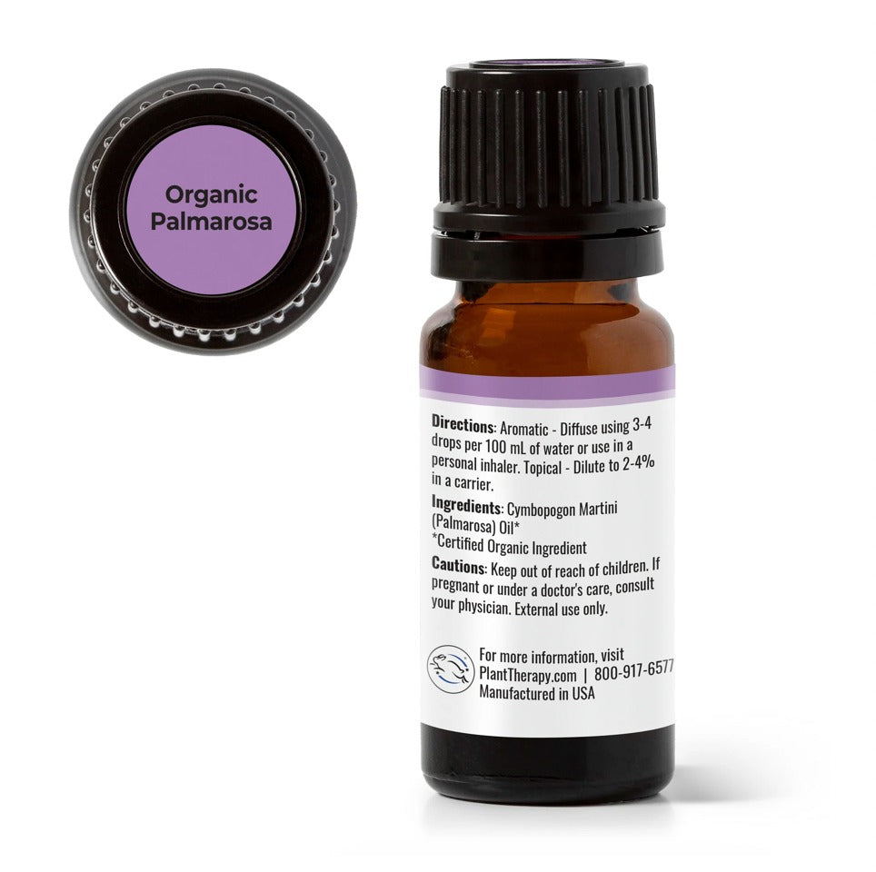 Palmarosa Essential Oil, Organic