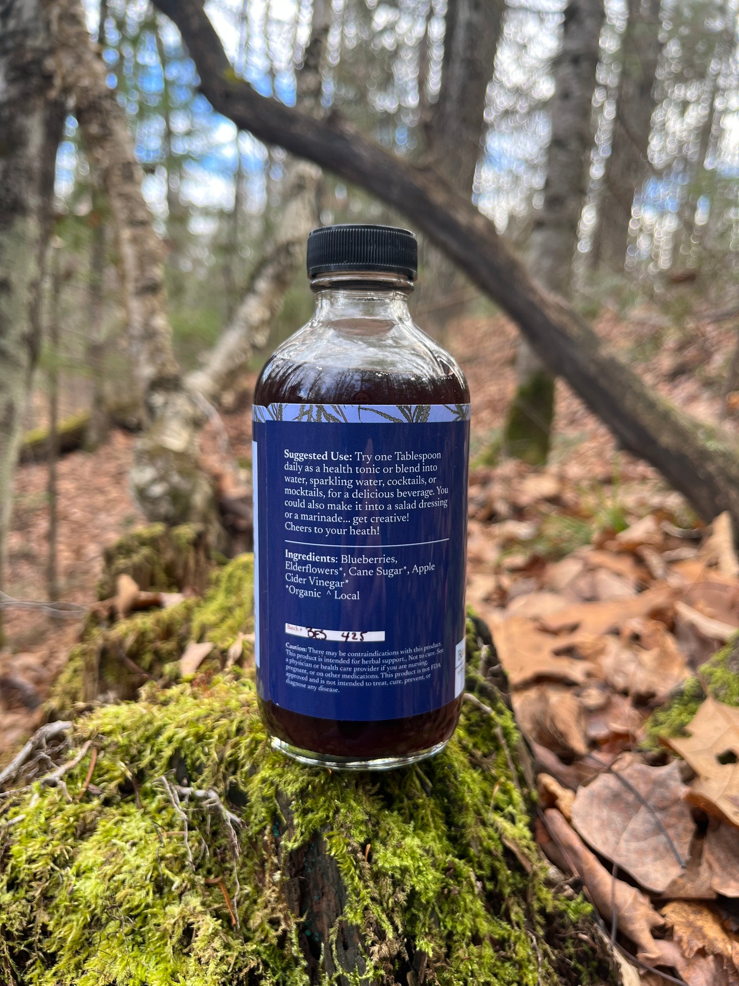 Blueberry Elderflower Shrub