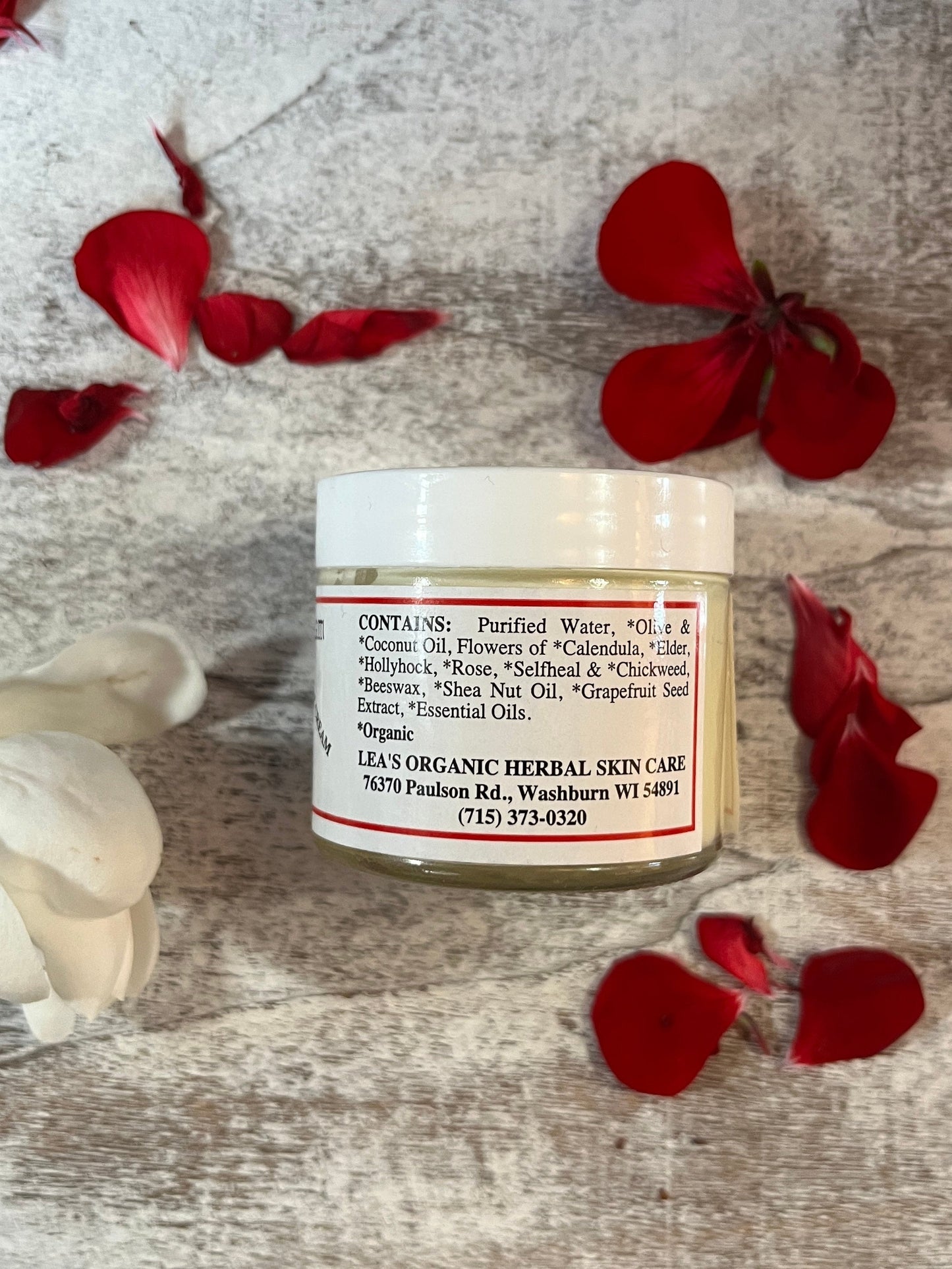 Lea's Rose Geranium Flower Cream