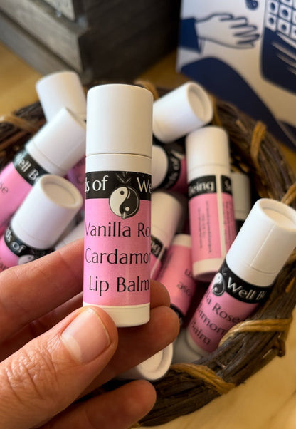 Vanilla Rose Cardamom Lip balm