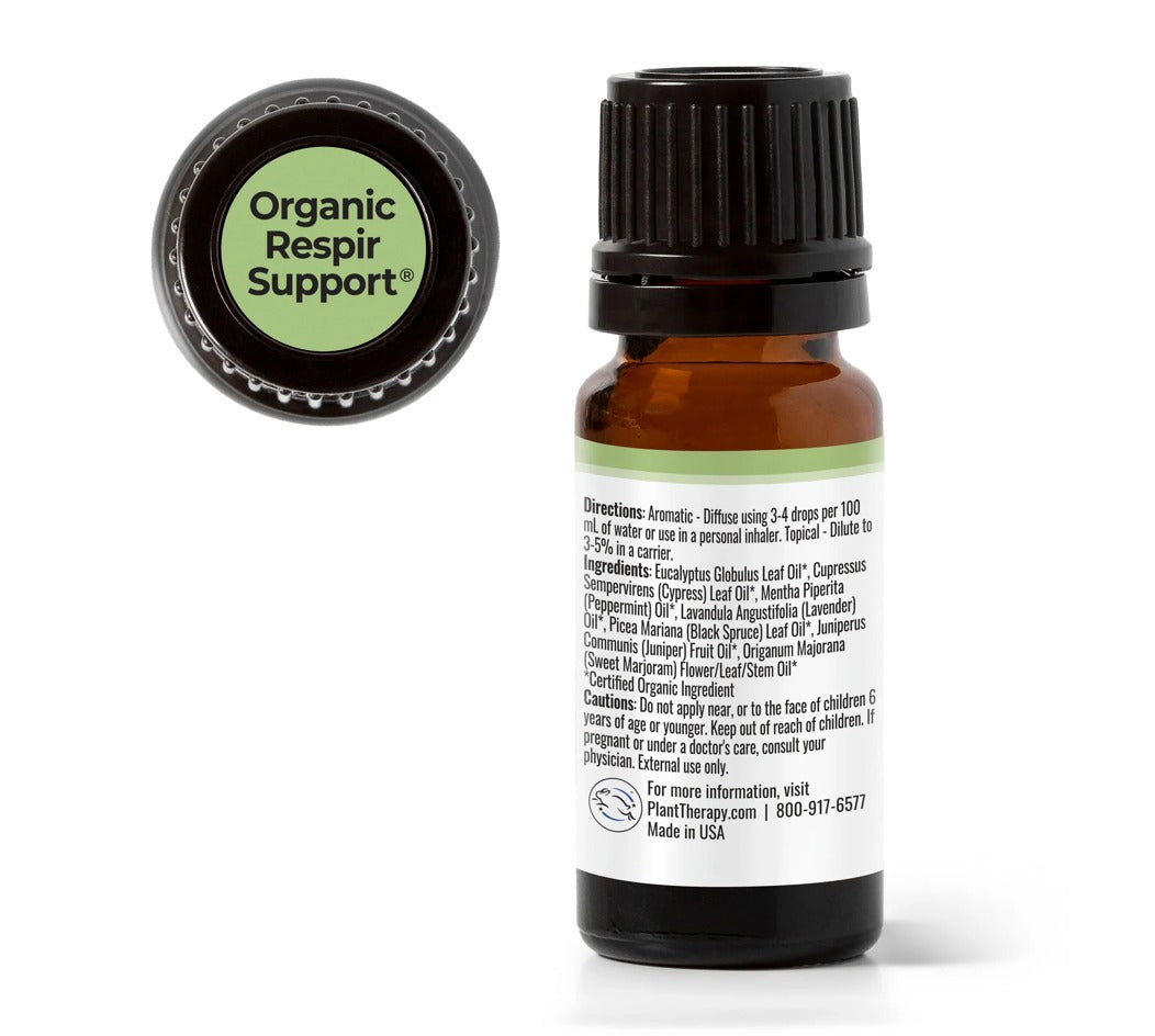 Respir Support Essential Oil Blend, Organic