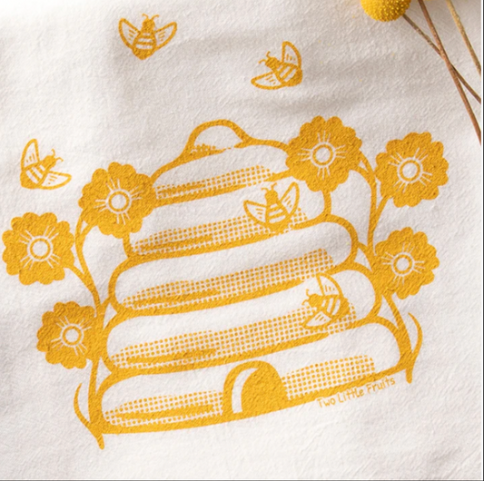 Beehive Tea Towel