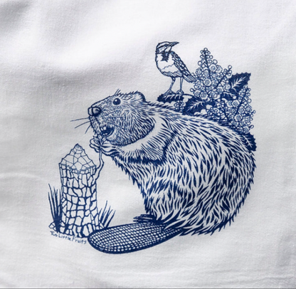 Beaver Tea Towels