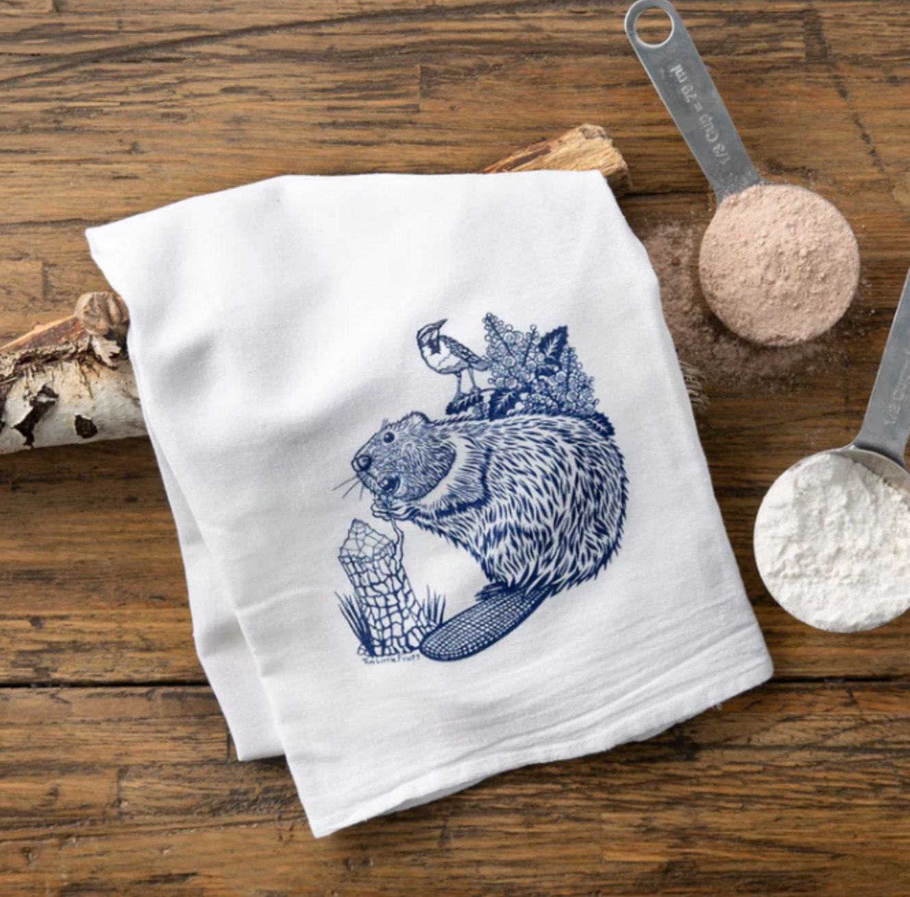 Beaver Tea Towels
